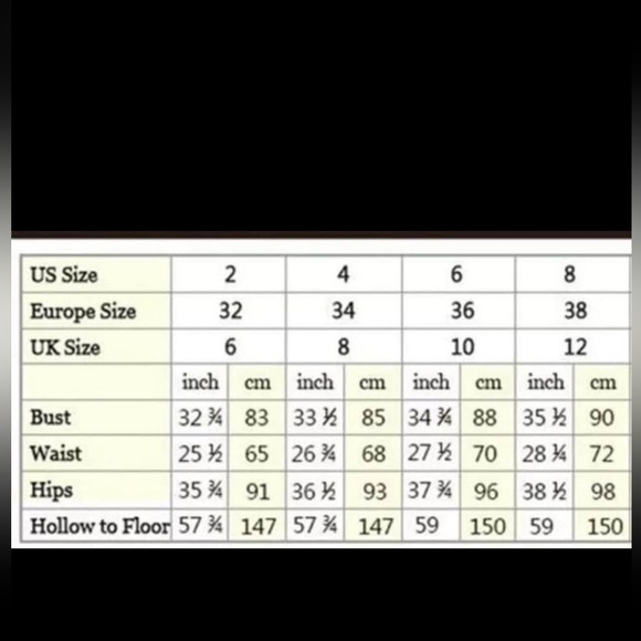 Long sleeve evening gown, size 6-8 - Picture 5 of 5